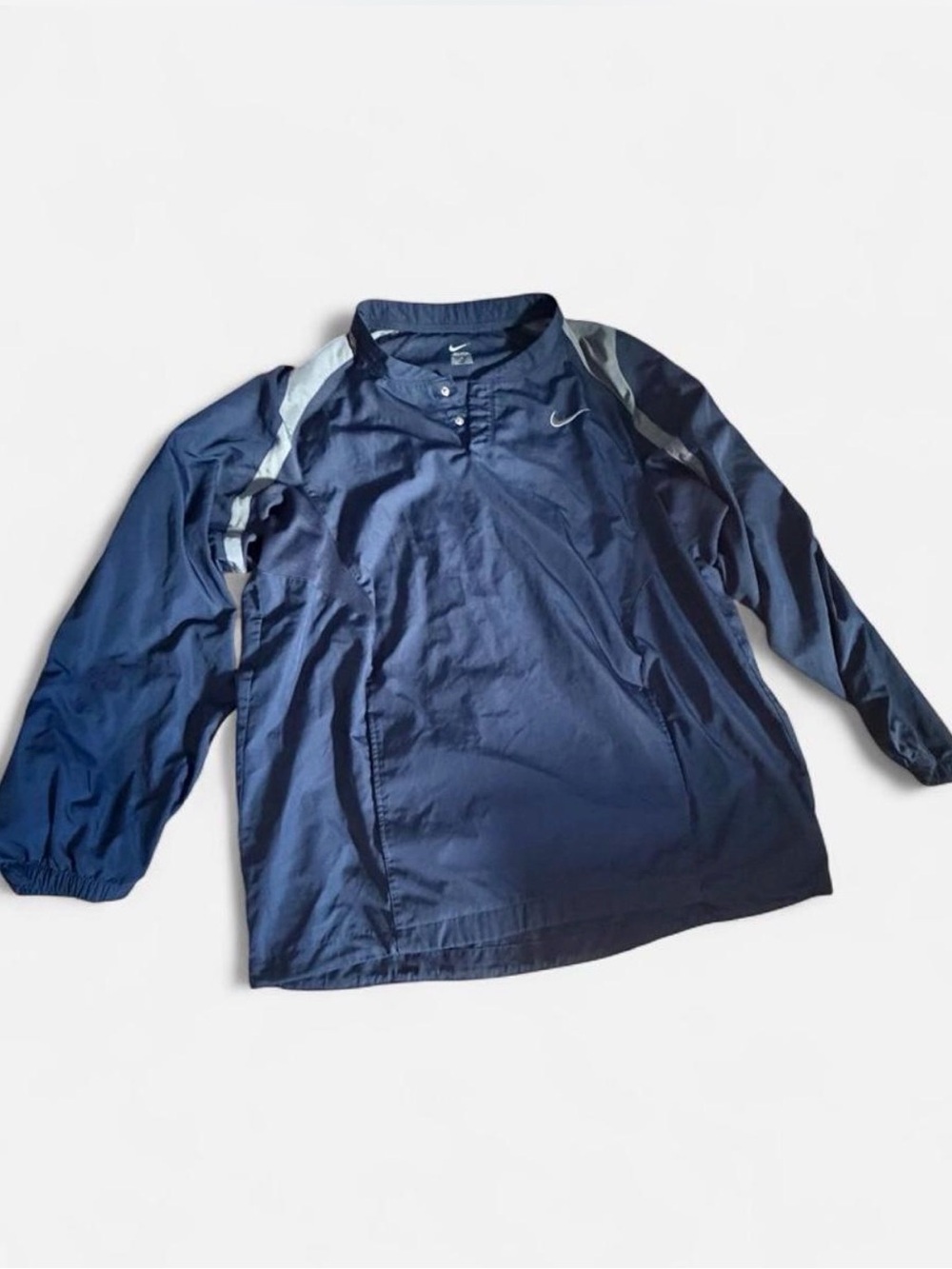 Nike Men's Navy Blue Pullover Windbreaker Jacket